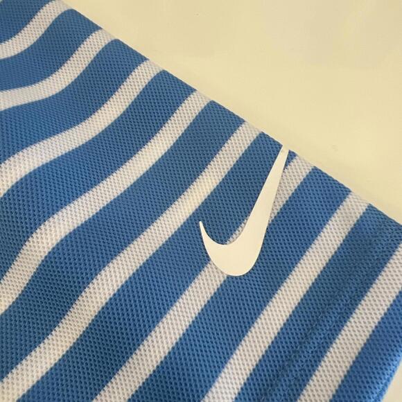 $60 Nike Golf Men's  DH0835-412  Blue White Striped Dri -fit Polo Shirt XL - Picture 6 of 10